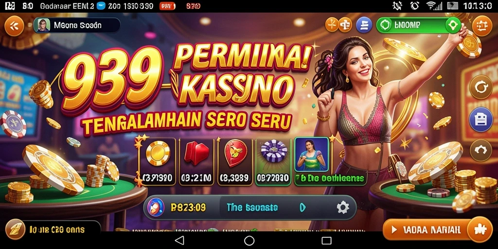 Tampilan gameplay Kasino yang seru dan menegangkan.