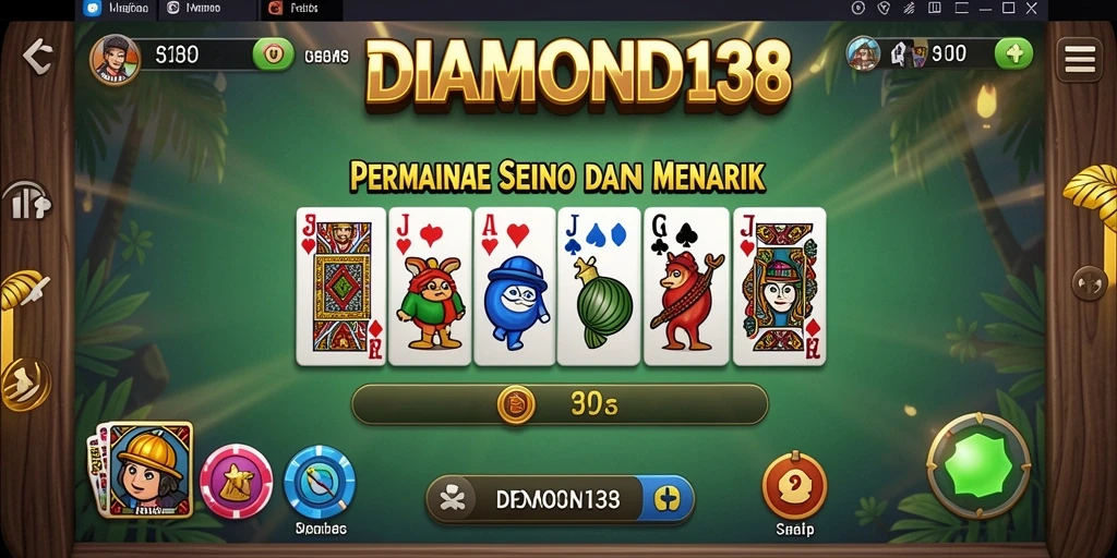 Tampilan gameplay DIAMOND138 yang seru dan interaktif.