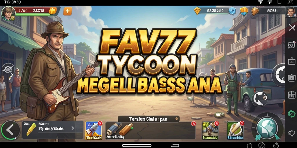 Screenshot gameplay FAV77 menampilkan aksi bisnis yang menarik.