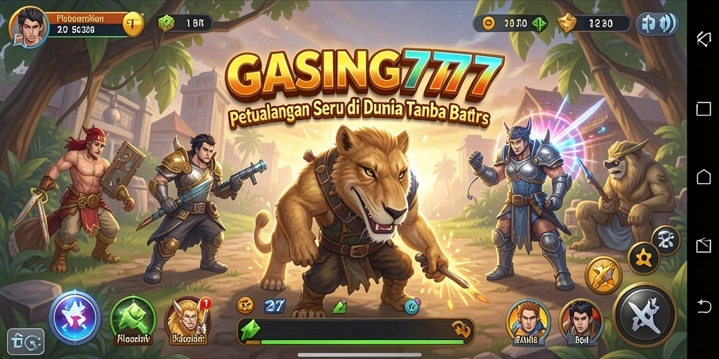 Tampilan gameplay GASING777 yang menantang dan seru.