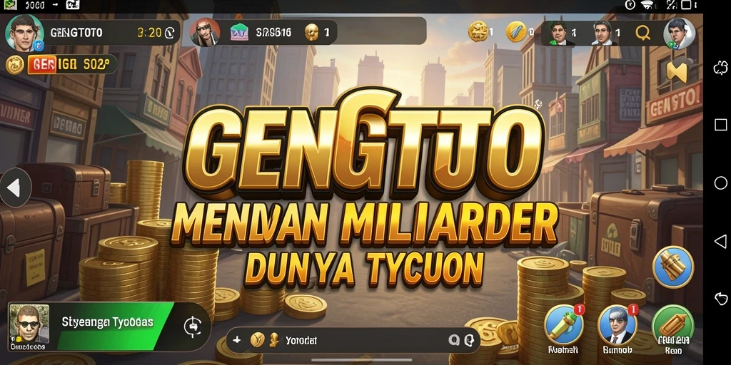 Screenshot utama GENGTOTO menampilkan gameplay yang menarik dan strategis.