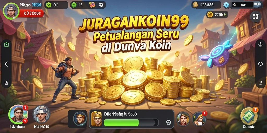 Tangkapan layar gameplay JURAGANKOIN99 menampilkan aksi petualangan yang seru.