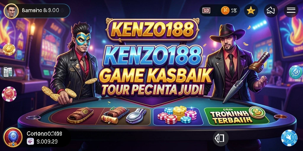 Tampilan seru gameplay KENZO188 di kasino virtual.