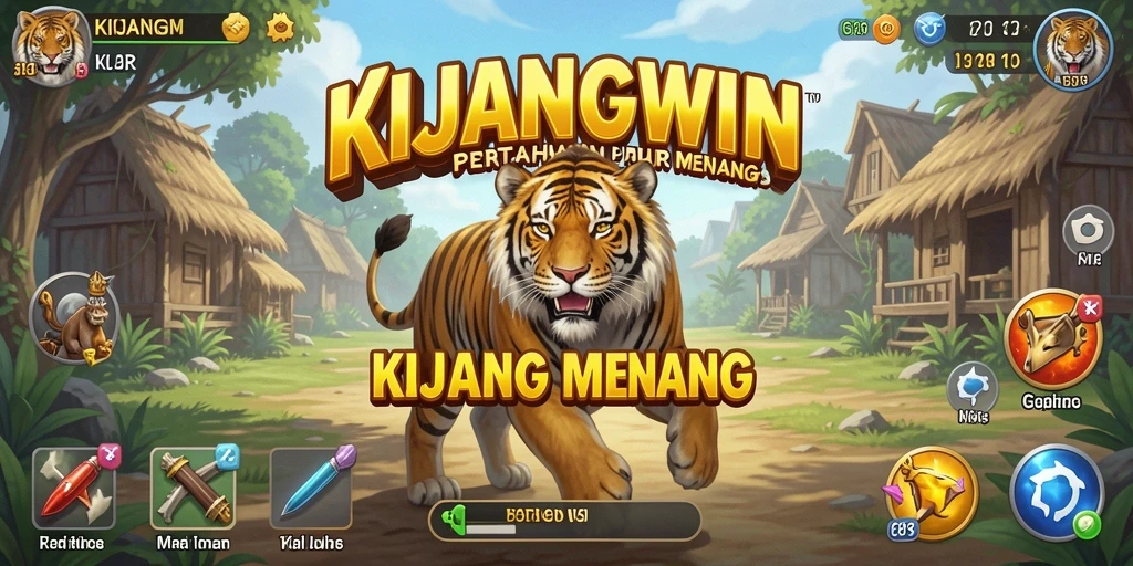 Screenshot gameplay KIJANGWIN dengan menampilkan strategi Tower Defense yang menarik.