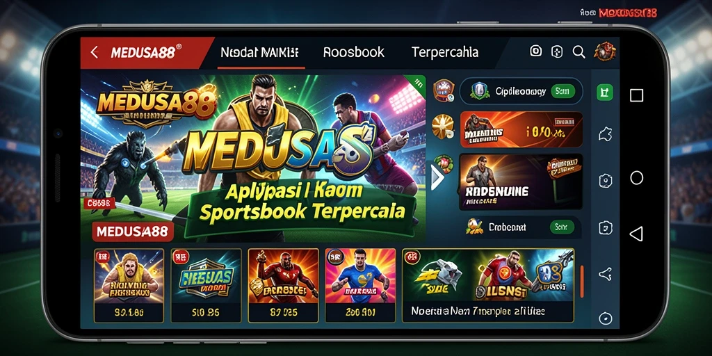 Tampilan gameplay taruhan olahraga yang seru di MEDUSA88.
