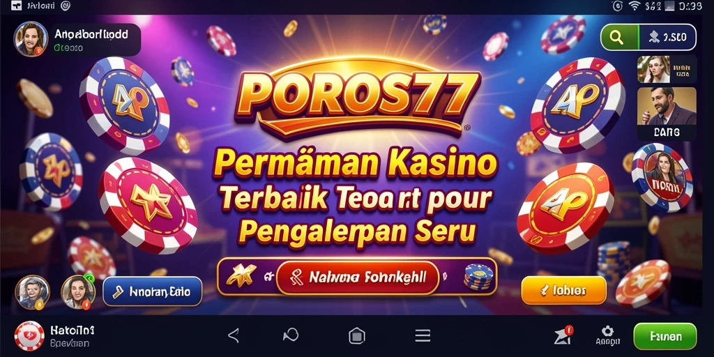 Tampilan mengesankan dari gameplay Kasino di POROS77.